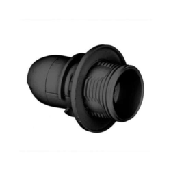 Sort E14 fatning med omløbere