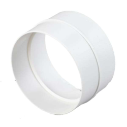 Ventilationsrør Plast Ø125mm Samlemuffe