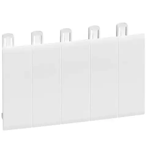 Legrand tavle afdækning 5 modul hvid
