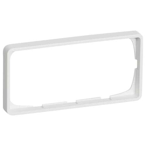 Fuga Ramme 50 - 2 modul vandret Hvid