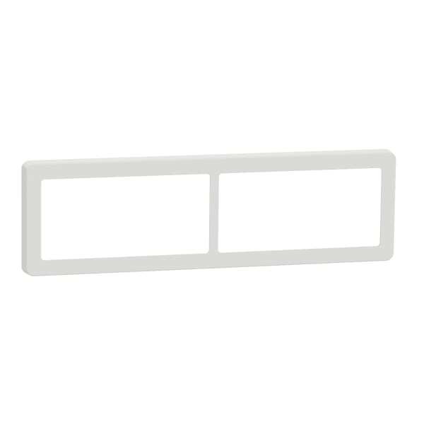Design ramme 63 - 2x2 modul vandret Hvid