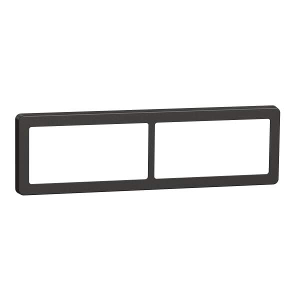 Design ramme 63 - 2x2 modul vandret Koksgrå