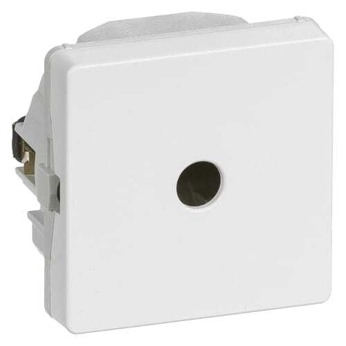 Lampe udtag 50x50 i hvid