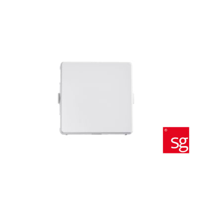 Blændæksel hvid 1 modul