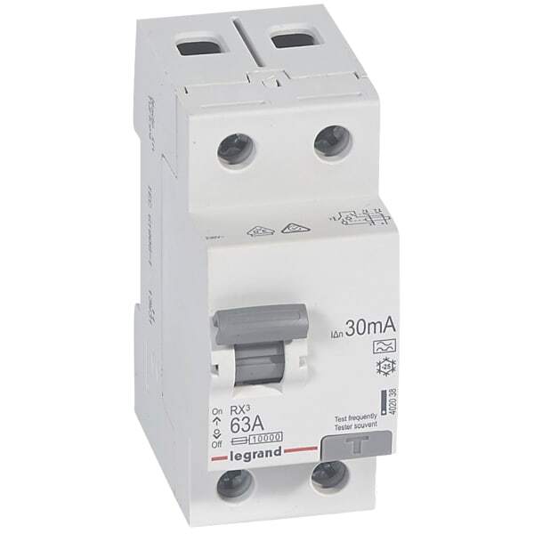 HPFI Fejlstrømsrelæ 2p 63A