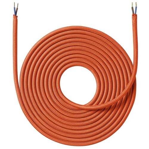 Orange stoflednedning 4 meter