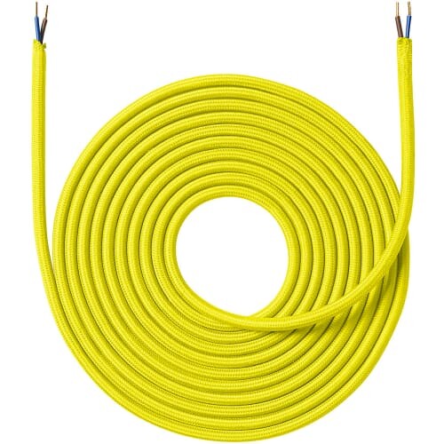 Stofledning i den flotte gule farve