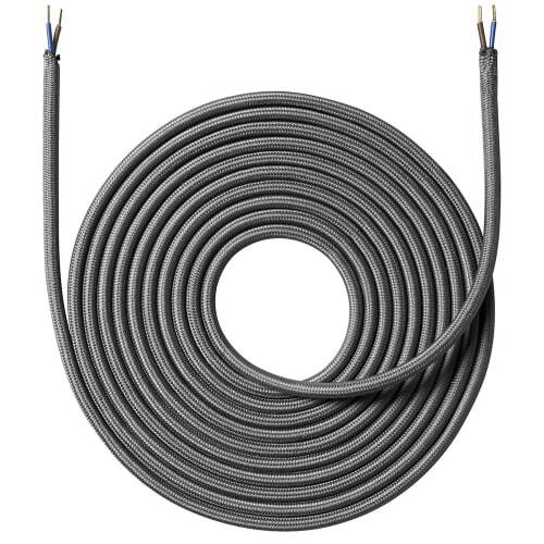 Mørkegrå 4 meter stofledning