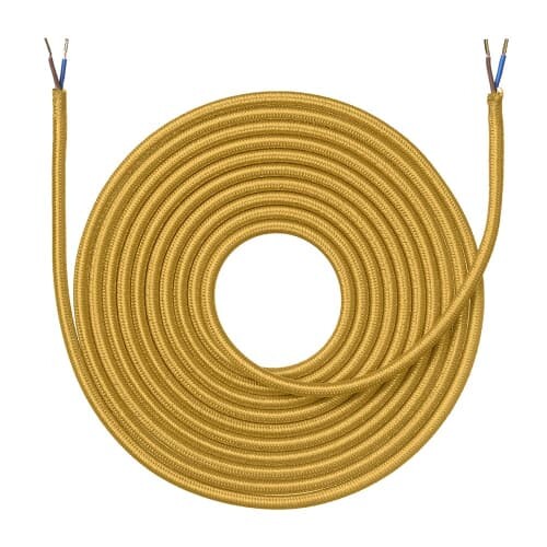 Stofledning i farven karry