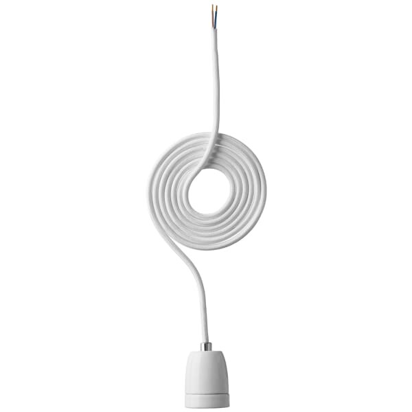 Fatningssæt P7 E27 Keramik Hvid