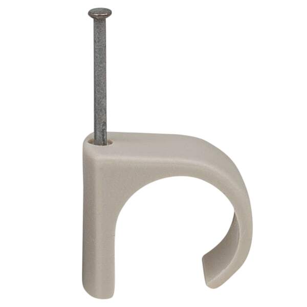 Kabel Clips i Grå- flere størrelser