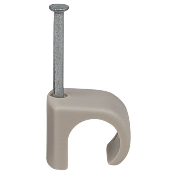 Kabel Clips i Grå- flere størrelser