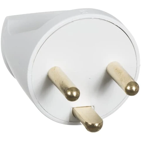 Stikprop rund i hvid med jord