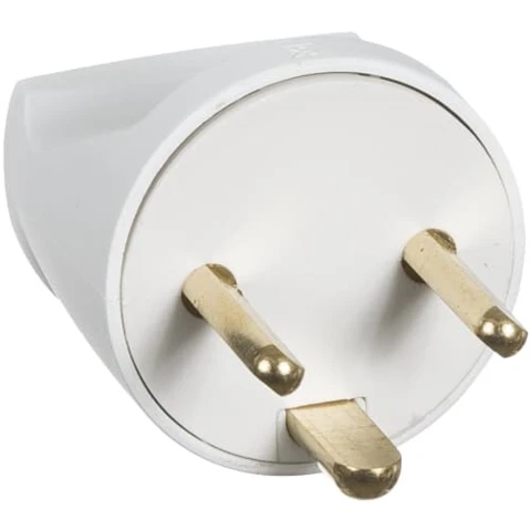 Stikprop rund i Lysegrå med jord