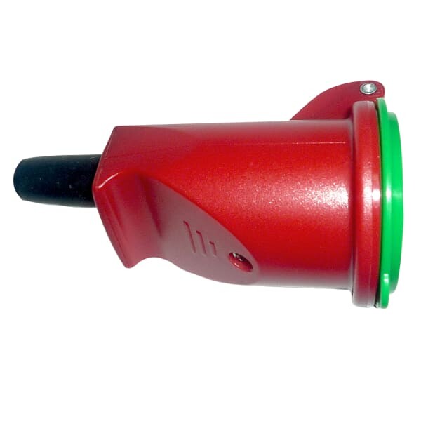 Forlængerled rød/grøn med klaplåg