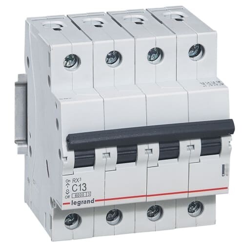 Legrand automatsikring 4P 13A