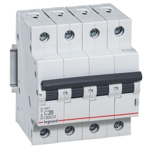 Legrand automatsikring 4P 20A