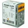 Kabel Clips i hvid - 14-20mm