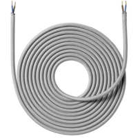 Stofledning 4 meter - Lysegrå