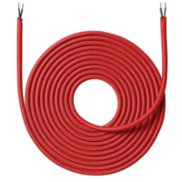 Stofledning 4 meter - Rød