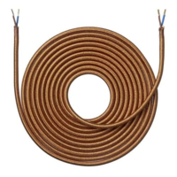 Stofledning 4 meter - Shiny Kobber