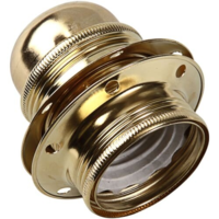 Fatning E27 Messing m. omløbere