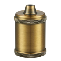 Fatning E27 Raw Metal Antik